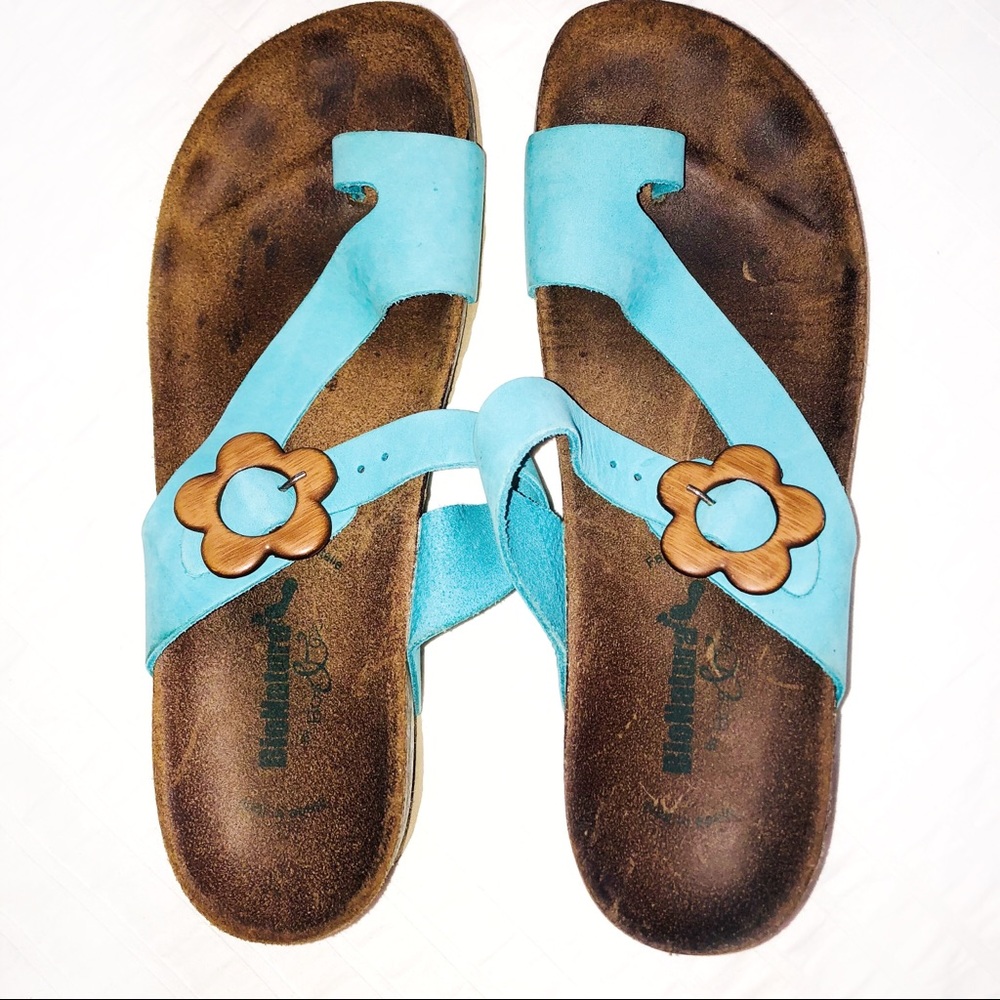 Bionatura leather thong boho Shoes made in Italy